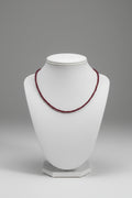 Garnet Stone Beaded Necklace